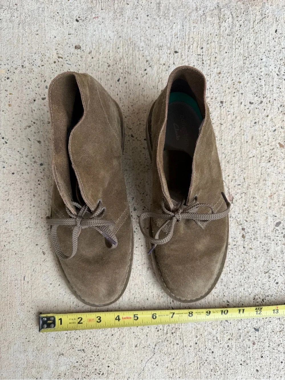 Clarks Bushacre 3 Suede Chukka Desert Boots Extreme Comfort Men Size 8 Sand